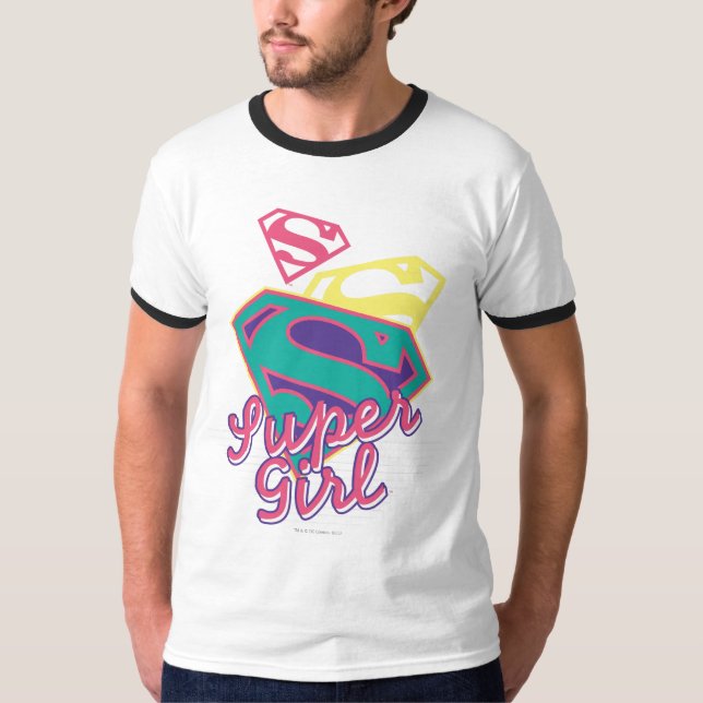 Supergirl Cursive T-shirt (Framsida)