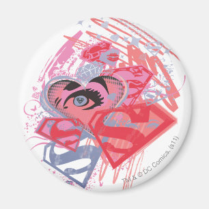 Supergirl Diamonds och Läppar Magnet