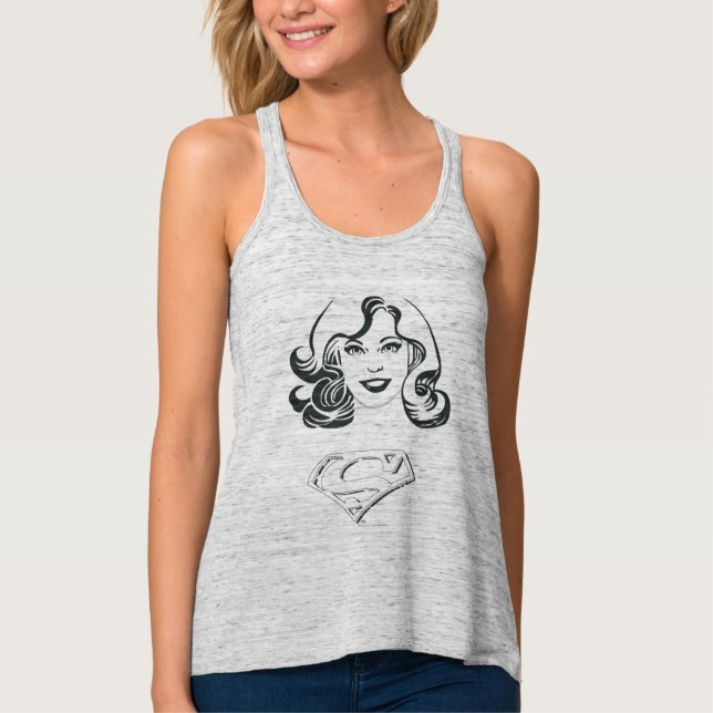 Supergirl disposition 1 linne med racerback  (Framsida)