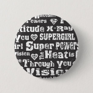Supergirl Distress Text Knapp