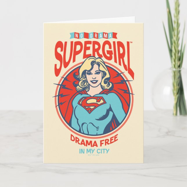 Supergirl Drama gratis i min stad Kort (Framsida)