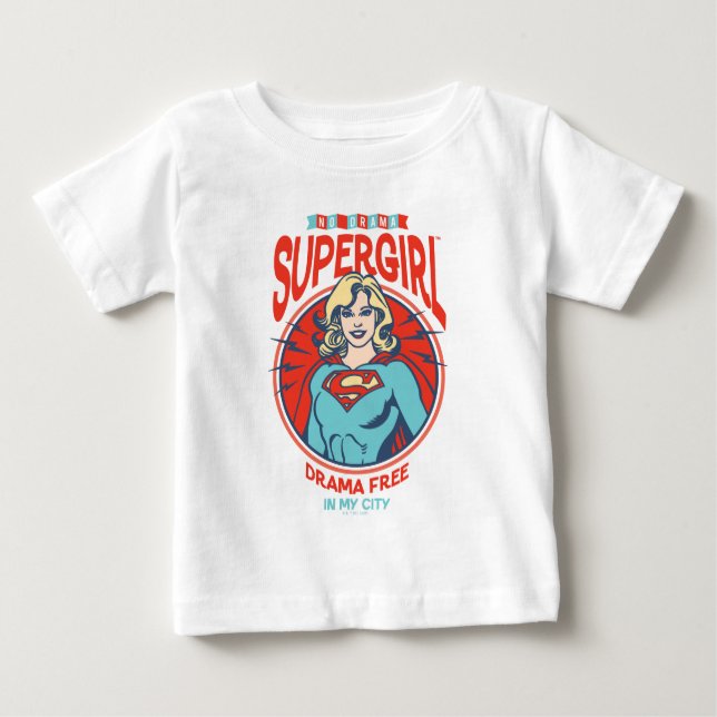 Supergirl Drama gratis i min stad T Shirt (Framsida)