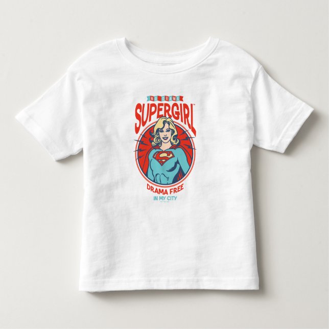 Supergirl Drama gratis i min stad T Shirt (Framsida)