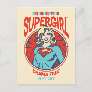 Supergirl Drama gratis i min stad Vykort