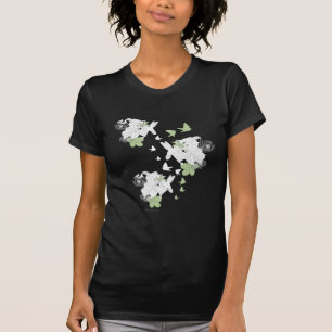 Supergirl fåglar och fjädrar tee shirt