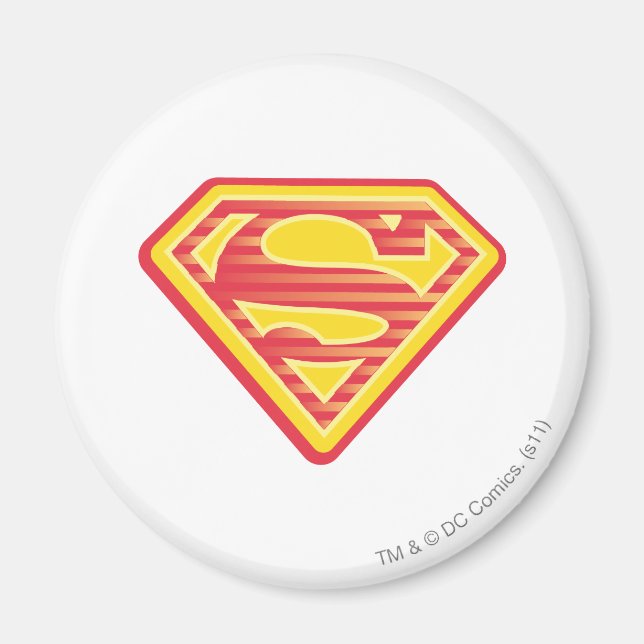 Supergirl Far-Out-Logotyp Magnet (Framsidan)