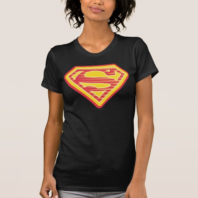 Supergirl Far-Out-Logotyp T-shirt (Framsida)