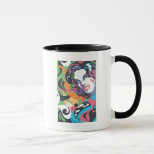 Supergirl Färg Stänk Swirls 4 Mugg