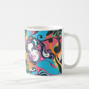 Supergirl Färg Stänk Swirls Mönster 1 Kaffemugg