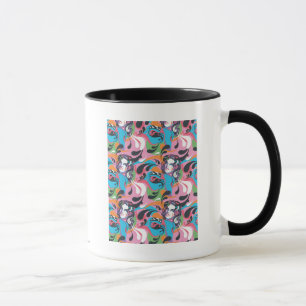 Supergirl Färg Stänk Swirls Mönster 2 Mugg