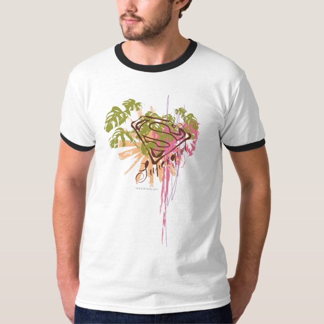 Supergirl Färg Stänk T-shirt (Framsida)