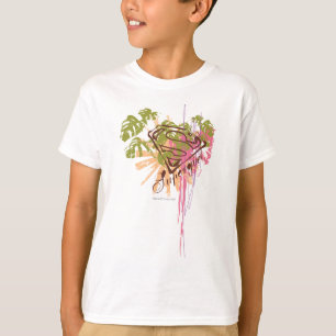 Supergirl Färg Stänk Tee