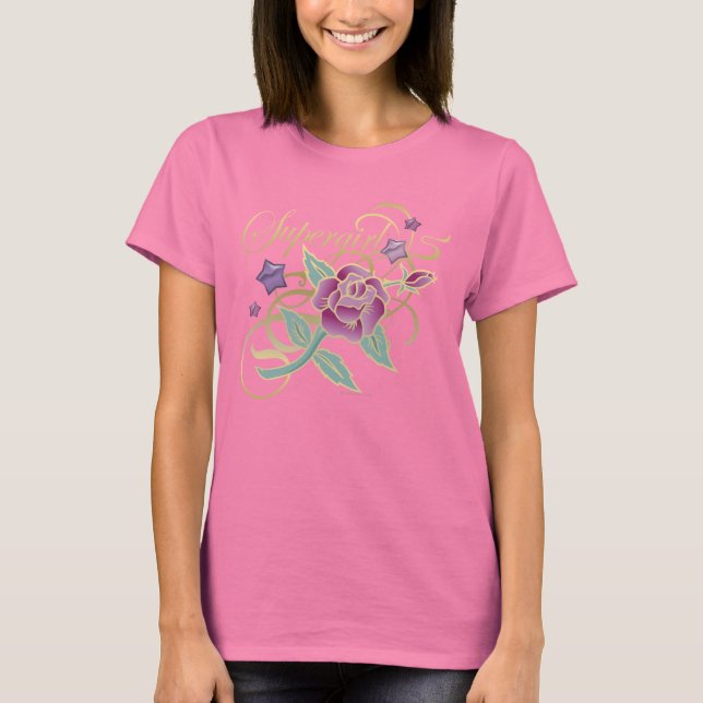 Supergirl Finare Ro T-shirt (Framsida)