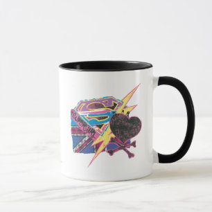 Supergirl Flagga och Crossbone Mugg