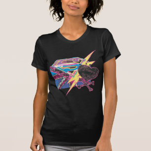Supergirl flagga och Crossbones T Shirt