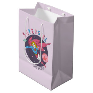 Supergirl Flies Upwards Illustration