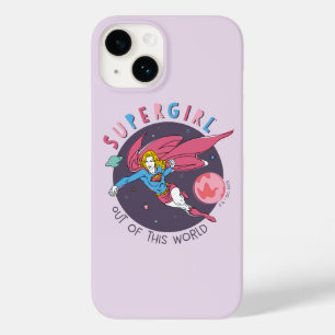 Supergirl Flies Upwards Illustration