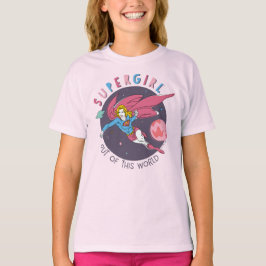 Supergirl Flies Upwards Illustration T Shirt
