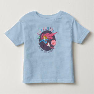 Supergirl Flies Upwards Illustration T Shirt