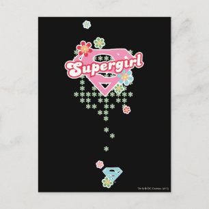 Supergirl Flower Galenhet Vykort