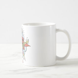 Supergirl Flying Blixt Tattor Kaffemugg