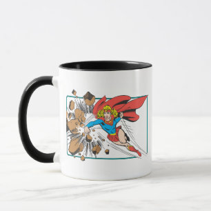 Supergirl förstör stenblocket mugg