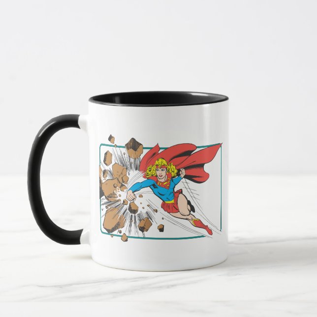 Supergirl förstör stenblocket mugg (Vänster)