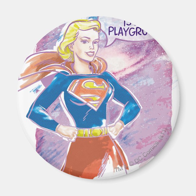 Supergirl Galaxy Magnet (Framsidan)