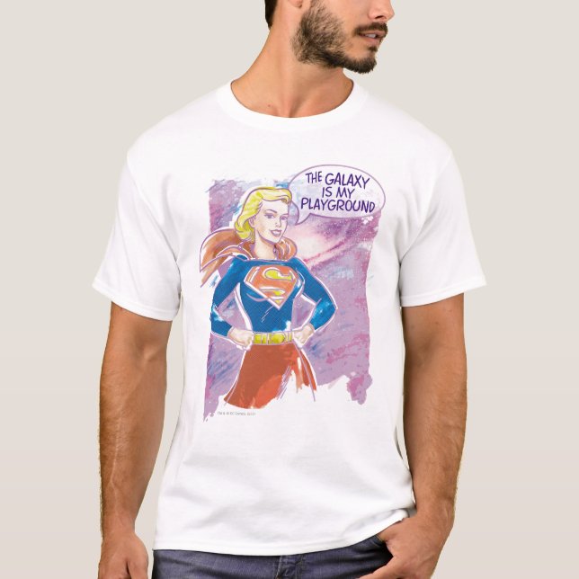 Supergirl Galaxy T-shirt (Framsida)