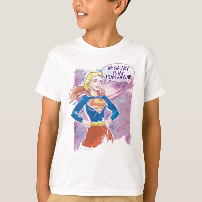 Supergirl Galaxy T-shirt (Framsida)