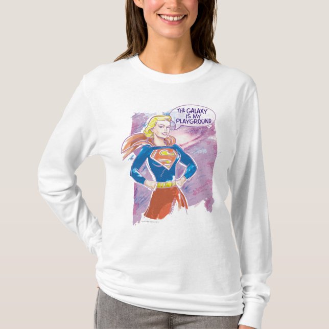 Supergirl Galaxy Tee (Framsida)