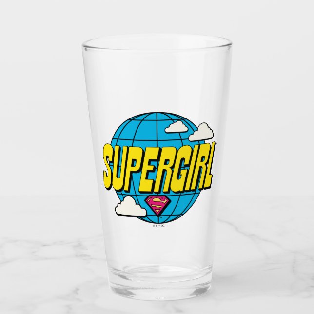 Supergirl Global Pop Grafik Glaskopp (Framsida)