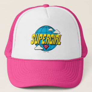 Supergirl Global Pop Grafik Keps