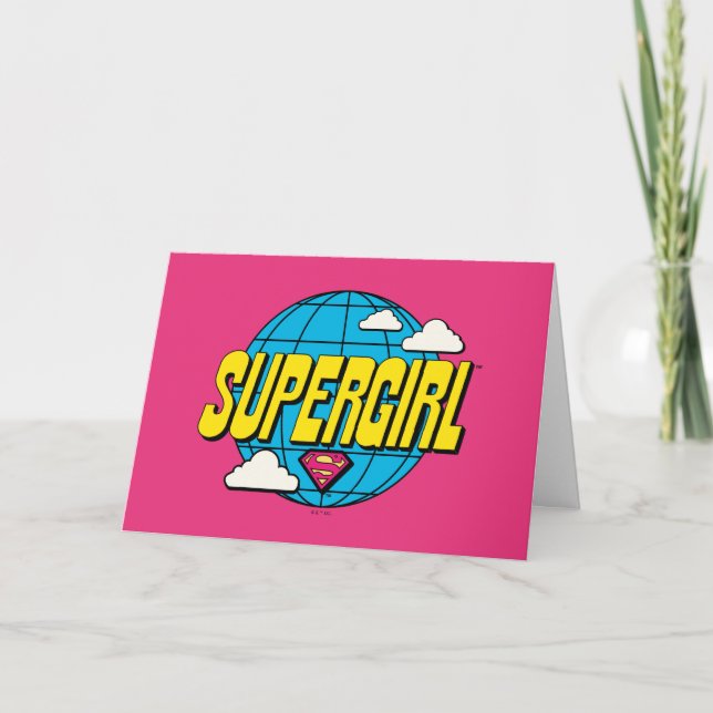 Supergirl Global Pop Grafik Kort (Framsida)