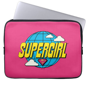 Supergirl Global Pop Grafik Laptop Fodral