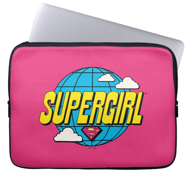 Supergirl Global Pop Grafik Laptop Fodral (Framsidan)