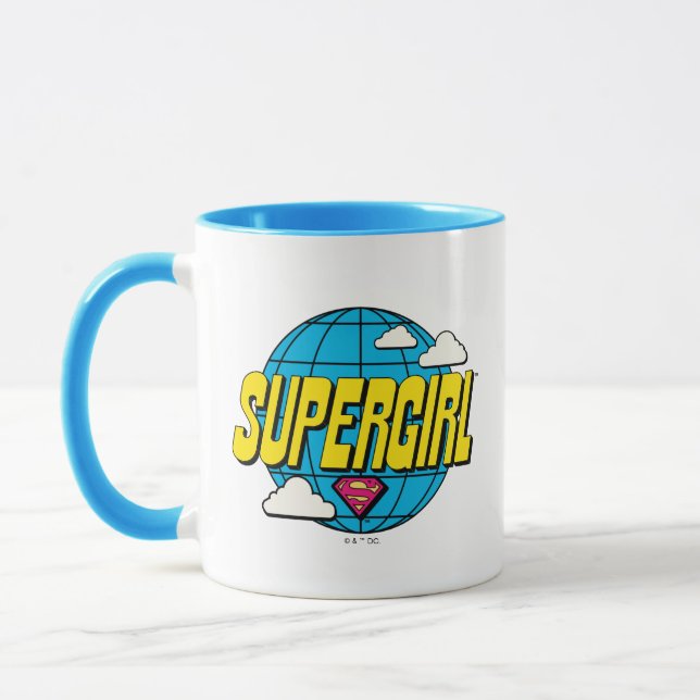 Supergirl Global Pop Grafik Mugg (Vänster)