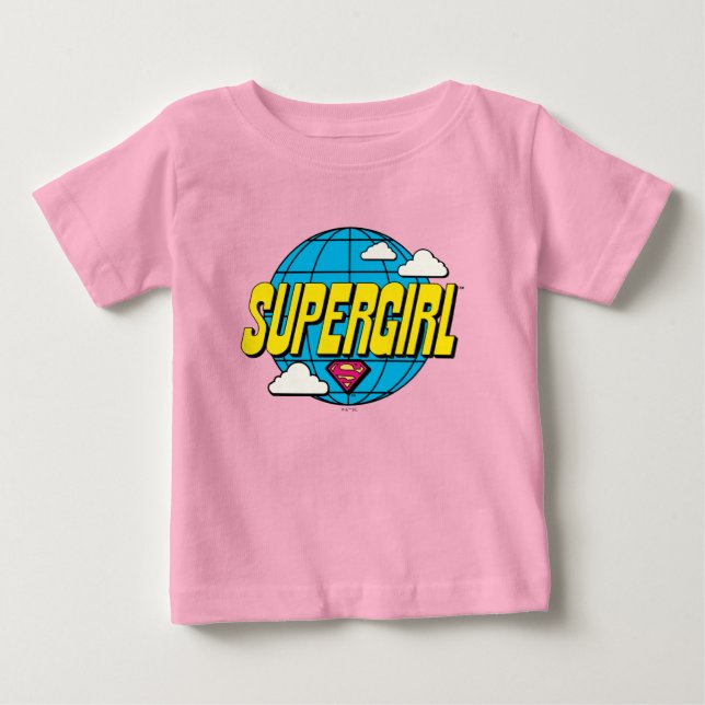 Supergirl Global Pop Grafik T Shirt (Framsida)