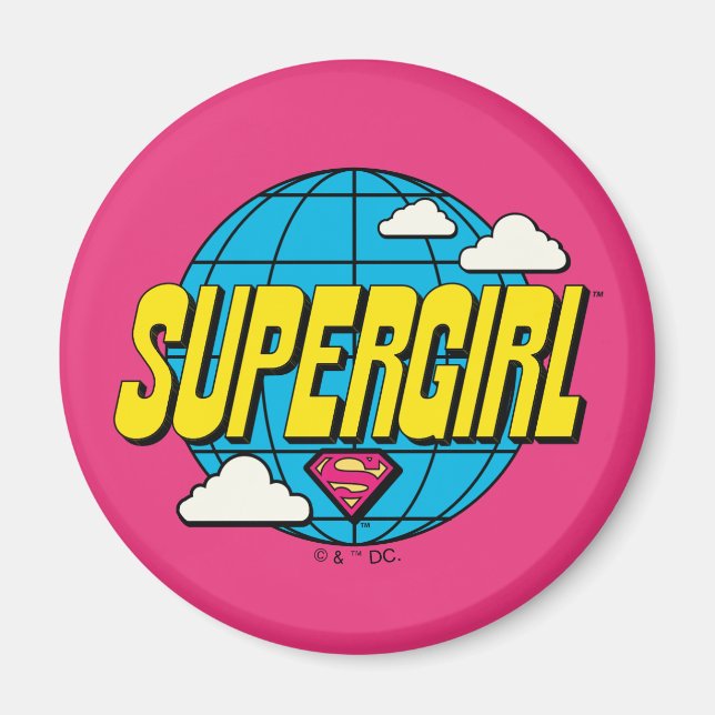 Supergirl Global Pop Graphic Magnet (Framsidan)