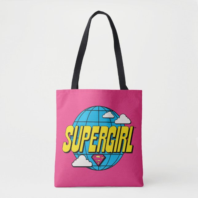 Supergirl Global Pop Graphic Tygkasse (Framsida)