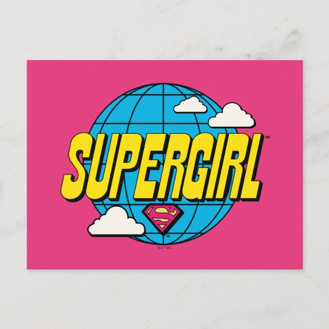 Supergirl Global Pop Graphic Vykort (Framsida)
