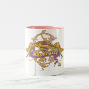 Supergirl Golden Cat 2 Två-Tonad Mugg