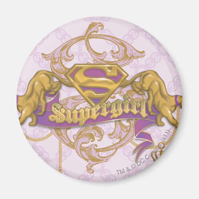 Supergirl Golden Cat 3 Magnet (Framsidan)
