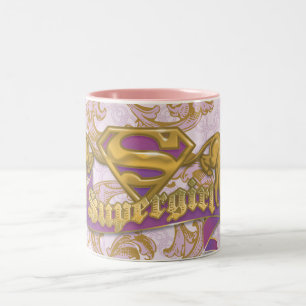 Supergirl Golden Cat 3 Två-Tonad Mugg