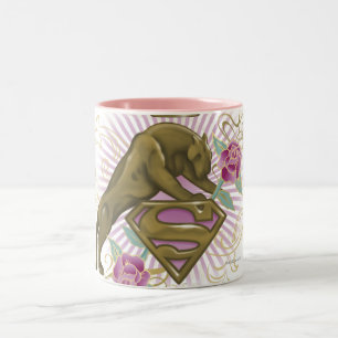 Supergirl Golden Cat 4 Två-Tonad Mugg