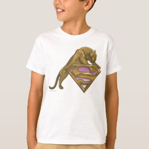 Supergirl Golden Cat Tee Shirt
