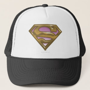 Supergirl Golden Logotyp Truckerkeps