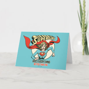 Supergirl gör allt bättre än du kort