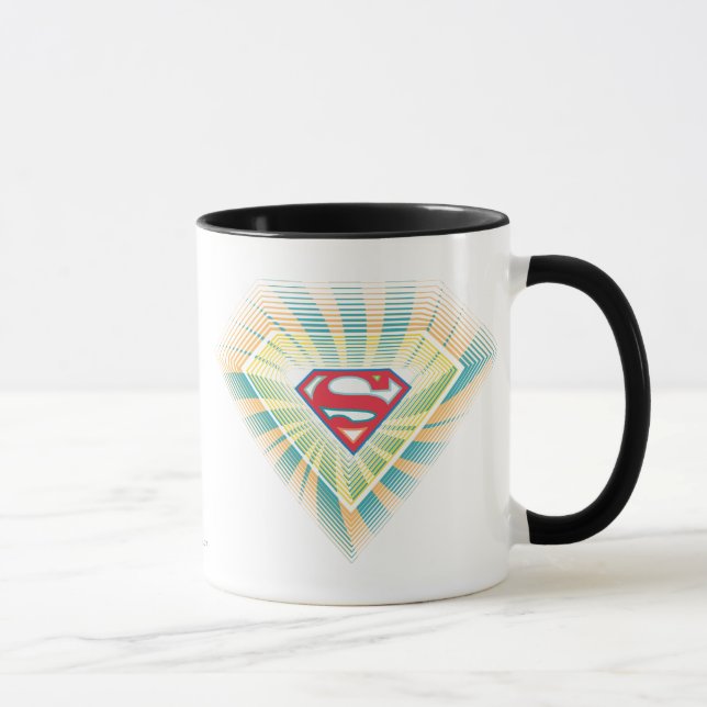 Supergirl Groovy Logotyp Mugg (Höger)