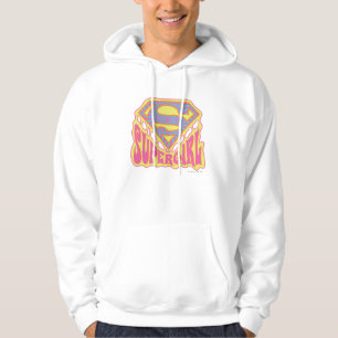 Supergirl Groovy logotyp Sweatshirt